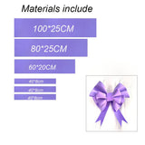 elvesmall  Giant Foam Paper Bowknot Accessories Material Package Party Wedding Arch Decor Bowknot Home Background Wall Hanging Decoration