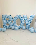 elvesmall   Diy Balloon Box letters Box Custom Name Mosaic Box Mosaic Number Alphabet Frames Balloon Decoration Baby Party Anniversary Decor