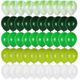 elvesmall 40pcs Green Balloons Set Chrome Metallic Confetti Ballon Jungle Safari Animal Birthday Party Decoration Wedding Balloon Garland