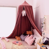 elvesmall Baby Canopy Mosquito Children Room Decoration Crib Netting Baby Tent Hung Dome Baby Mosquito Net Photography Props