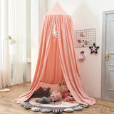 elvesmall Baby Canopy Mosquito Children Room Decoration Crib Netting Baby Tent Hung Dome Baby Mosquito Net Photography Props