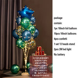 elvesmall 1.3M Table Balloons Stand Kit  with String Light Table Centerpiece Balloon for Birthday Baby Shower Christmas Party Decorations