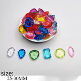 30-250pcs Acrylic Diamond Artificial Gem Animal Plant  Party Vase Filler Birthday Gift Craft Decoration Easter Valentines Day