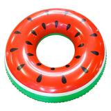 elvesmall Watermelon Inflatable Pool Float Circle Swimming Ring for Kids Adults Giant Swimming Float Air Mattress Beach Party Pool Toys