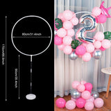 elvesmall Balloon Garland Round Stand Holder Column Confetti Balloons Happy Birthday Ballon Kids Baby Shower Wedding Party Decorations