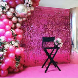 elvesmall Birthday Wedding Party Background Curtain Sequin Backdrop Bridal Shower Decor Baby Shower Sequin Wall Glitter Backdrop Curtain