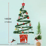 elvesmall  Christmas creative wall tree with lights DIY Christmas ornaments treeGlowing christmas tree christmas ornaments  happy tree