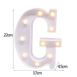 elvesmall DIY LED Letter Night Light Creative 26 English Alphabet Number Battery Lamp Romantic Wedding Party Decoration