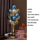 elvesmall 1.3M Table Balloons Stand Kit  with String Light Table Centerpiece Balloon for Birthday Baby Shower Christmas Party Decorations