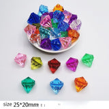 30-250pcs Acrylic Diamond Artificial Gem Animal Plant  Party Vase Filler Birthday Gift Craft Decoration Easter Valentines Day