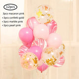 elvesmall 1set 16inch Russian Happy Birthday Letter Foil Balloons Birthday Party Decorations kids gifts Inflatable Air Balls Supplies