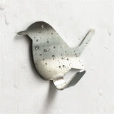 elvesmall 2Pcs Self Adhesive Hooks Bird Pattern Storage Holder for Bathroom Kitchen Hanger Stick on Wall Hanging Door Clothes Towel Racks