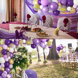 elvesmall Purple gold white confetti metal latex Balloons halloween Birthday Party Wedding Decorations baby shower globos Thanksgiving Day