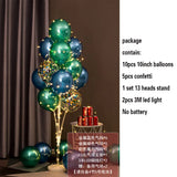 elvesmall 1.3M Table Balloons Stand Kit  with String Light Table Centerpiece Balloon for Birthday Baby Shower Christmas Party Decorations