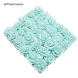 elvesmall 10/20/30 Heads 8CM Artificial PE Foam Rose Flowers Bride Bouquet Flower For Wedding Party Decorative Scrapbooking DIY Flower