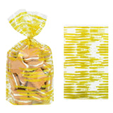 elvesmall 50Pcs Plastic Candy Bag Biscuit Cookie Packing Bags Christmas Gift Birthday Party Decoration Supplies Wedding Favors Baby Shower