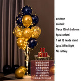 elvesmall 1.3M Table Balloons Stand Kit  with String Light Table Centerpiece Balloon for Birthday Baby Shower Christmas Party Decorations