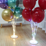 elvesmall Balloon Garland Round Stand Holder Column Confetti Balloons Happy Birthday Ballon Kids Baby Shower Wedding Party Decorations