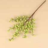 elvesmall 5 Fork Single Red Berry DIY Christmas Decorations For Home Wedding Party Decoration Artificial Flower Berry Fake Flower Branch