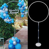 elvesmall Round balloon stand arch balloons wreath ring for wedding decoration baby shower kids birthday parties Christmas Ballon garland