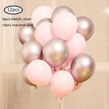 elvesmall 1set 16inch Russian Happy Birthday Letter Foil Balloons Birthday Party Decorations kids gifts Inflatable Air Balls Supplies