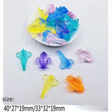 30-250pcs Acrylic Diamond Artificial Gem Animal Plant  Party Vase Filler Birthday Gift Craft Decoration Easter Valentines Day