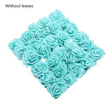 elvesmall 10/20/30 Heads 8CM Artificial PE Foam Rose Flowers Bride Bouquet Flower For Wedding Party Decorative Scrapbooking DIY Flower