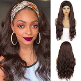 Synthetic Wigs Yaki Straight Headband Wigs for Women 28 inch Afro Kinky Straight Headband Wigs Ombre Heat Resistant