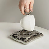 elvesmall  -  Nordic Style Ceramic Cup with Pillow Coaster Creative Couple Coffee Cup Tea Cups Saucers Christmas Gift Box Set Drinkware