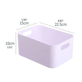 elvesmall   Black/ Transparent/ White Kitchen Plastic Storage Bins, Small Pantry Organizer Bins for Kitchen Bathroom Bedroom
