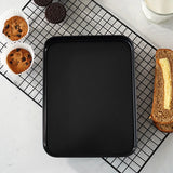 elvesmall 10" Non Stick Square Cake Pan Cheese Cookie Bread Pizza Baking Tray Carbon Steel Bread Cake Mold Baking Sheets Kitchen Supplies