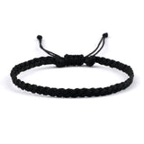 elvesmall Valentines Day Gift New 26 Styles Wax Line Handmade Braided Bracelet Adjustable Couple Bracelet Jewelry Gift for Friend Women Men Bangles