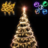 elvesmall 1M 2M 3M Copper Wire LED String Lights Fairy Lights Holiday Lighting Christmas Tree Garland New Year Party Decoration Lights