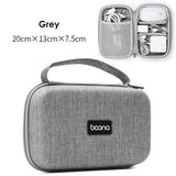 elvesmall Electronics Accessories Travel Organizer Hard Shell Digital Gadgets Storage Bag for Mac Adapter Mouse Data Cable Earphone HDD