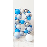 2elvesmall  Letter Heart A-z 40inch Big Balloon Number Mosaic 0-9 Happy Birthday Wedding Party Decoration Baby Shower Large Figure Globo DIY