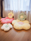 elvesmall Stuffed Flower Seat Cushion Big Size Floor Sitting Cushion Bay Window Tatami Thicken Cushion Hug Pillow Girl Room Decoration