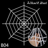 elvesmall 150/250cm Black White Halloween Spider Web Giant Stretchy Cobweb For Home Bar Decor Haunted House Halloween Party Terror Props