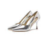 2025 811- 15 pointed thin heel high heel sandals women's 2025 women's summer new hollow high heels women's not tired feet single shoes