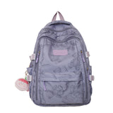 2025 Campus schoolbag female junior high school student simple and versatile printed bear design popular new college student computer backpack male