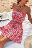 New Summer New Hot Sale Wishebay  Hot Sexy Tube Top Floral Dress