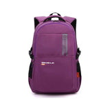 New Simple Solid Color Computer Bag Backpack for Junior and Senior High School Large Capacity Student Men's and Women's Class Schoolbag