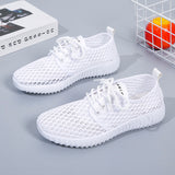 New Old Beijing Cloth Shoes Women's Walking Shoes Soft Bottom Non-Slip Mom Sports Shoes Breathable Mesh Shoes Stylish Casual Shoes