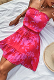 New Summer New Hot Sale Wishebay  Hot Sexy Tube Top Floral Dress