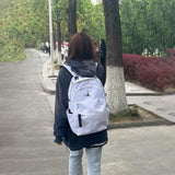 New Starry Backpack Female Campus Junior High School Student Schoolbag Men's Computer Bag Large Capacity Travel Backpack