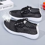 New Old Beijing Cloth Shoes Women's Walking Shoes Soft Bottom Non-Slip Mom Sports Shoes Breathable Mesh Shoes Stylish Casual Shoes