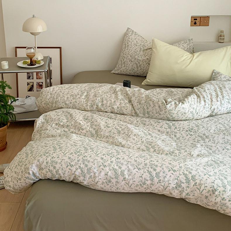 elvesmall Secret Garden Floral Bedding Set