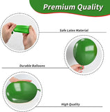 elvesmall Christmas Balloons 12 inch Red Green Confetti Balloons Printed Santa Snowman and Christmas Tree for Christmas Party Decorations