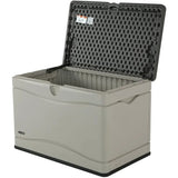 elvesmall  Deck Storage Box, 80 Gallon, Desert Sand/Brown
