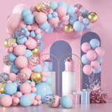 elvesmall Pink Blue Balloon Garland Arch Kit Birthday Party Decoration Kids Baby Shower Boy Or Girl Latex Ballon Wedding Birthday Suppiles
