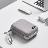 elvesmall Electronics Accessories Travel Organizer Hard Shell Digital Gadgets Storage Bag for Mac Adapter Mouse Data Cable Earphone HDD
